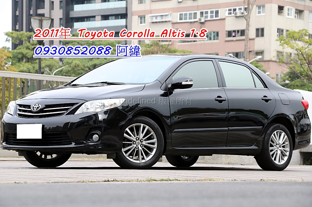 2011 Toyota 豐田 Corolla altis